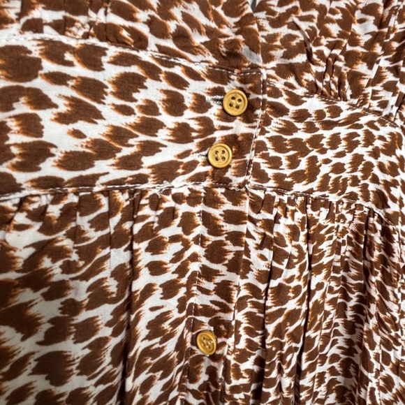 NWT MINKPINK Brown Leopard High Low Dress - Picture 3 of 12